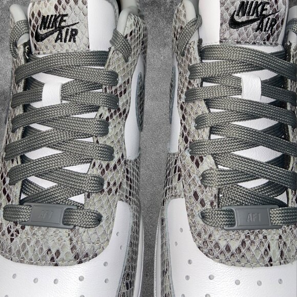Nike Air Force 1 Low NBY \'Nike By You\' White/Grey/Black Mens Size 12.5 NEW main image 8
